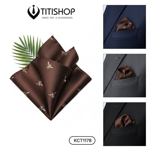 Pocket Square Titishop (Khăn Cài Túi ) - 018