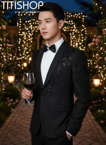 Suit TUXEDO Đính Hột Thủ Công Luxury