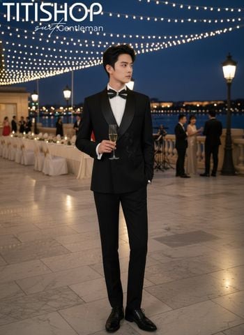 Suit TUXEDO Đính Hột Thủ Công Luxury