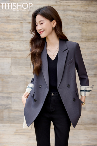 Áo Blazer Nữ Titishop (S-4XL )