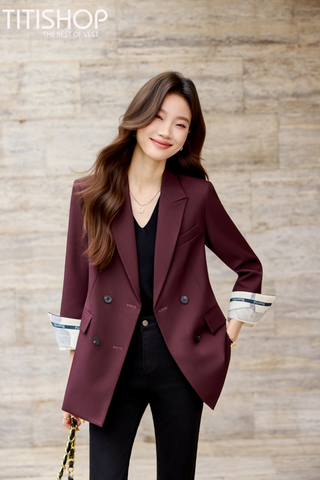 Áo Blazer Nữ Titishop (S-4XL )