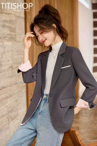 Áo Blazer Nữ Titishop (S-4XL )