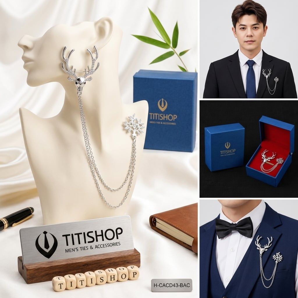 Cài Áo Vest Nam Dây TITISHOP - 026