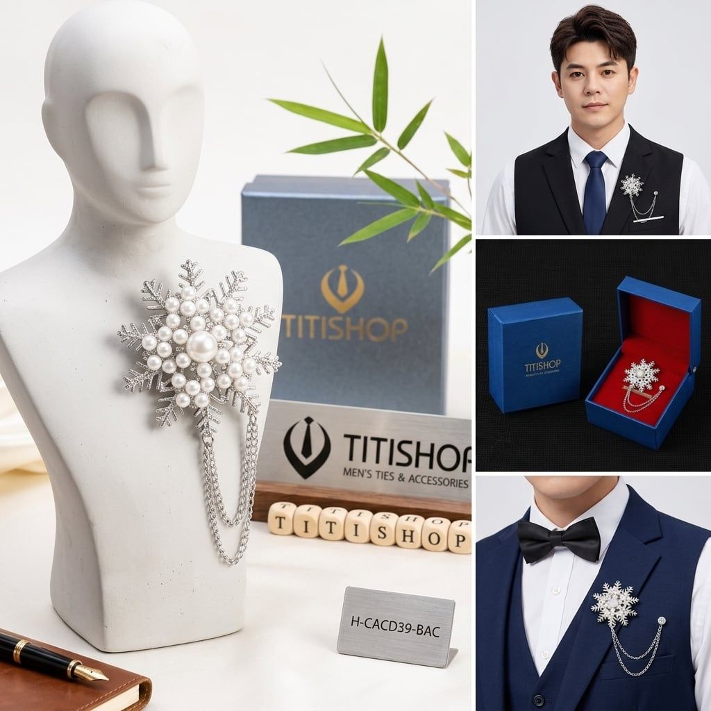Cài Áo Vest Nam Dây TITISHOP - 031