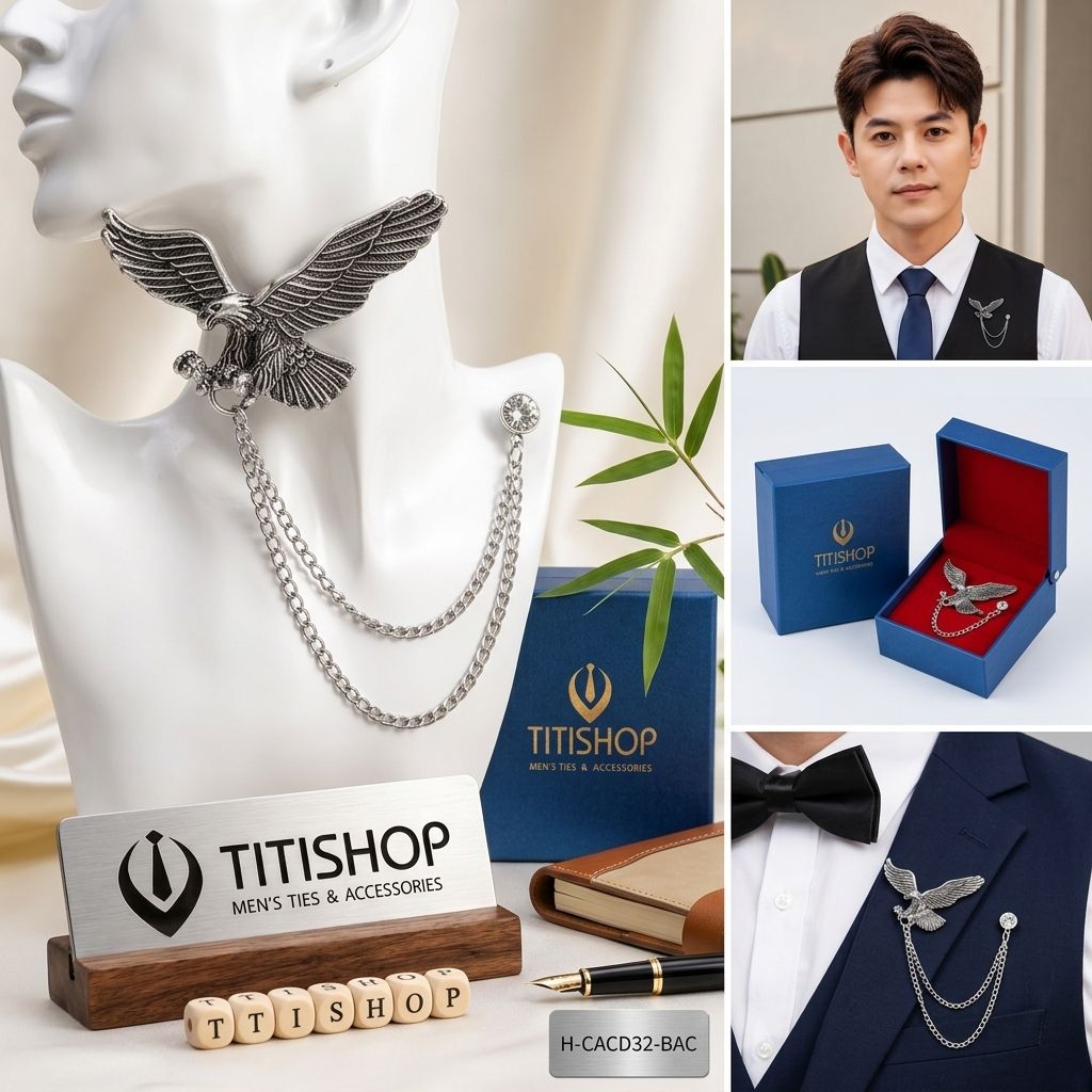 Cài Áo Vest Nam Dây TITISHOP - 045