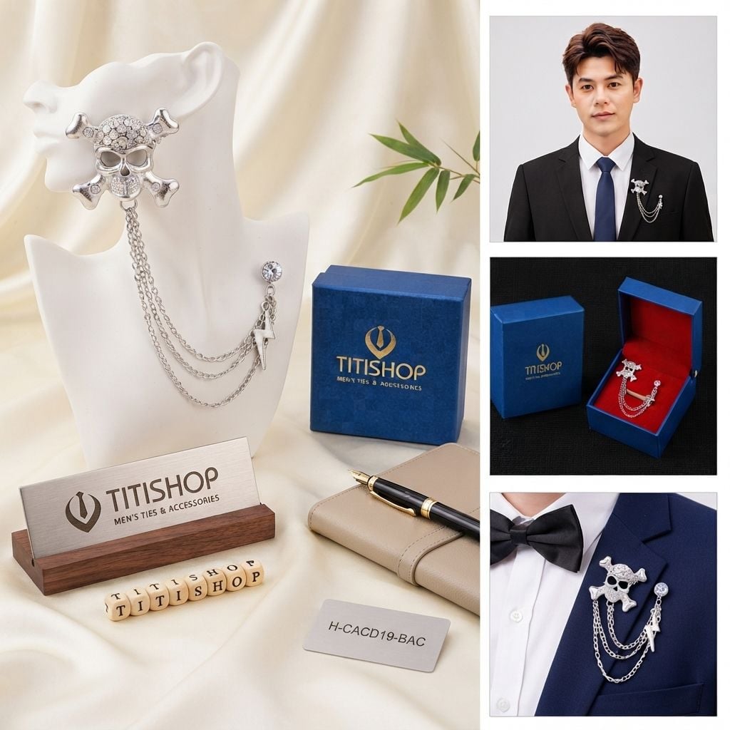Cài Áo Vest Nam Dây TITISHOP - 072