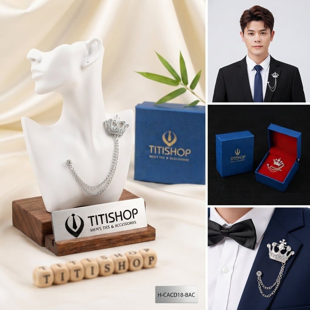 Cài Áo Vest Nam Dây TITISHOP - 074