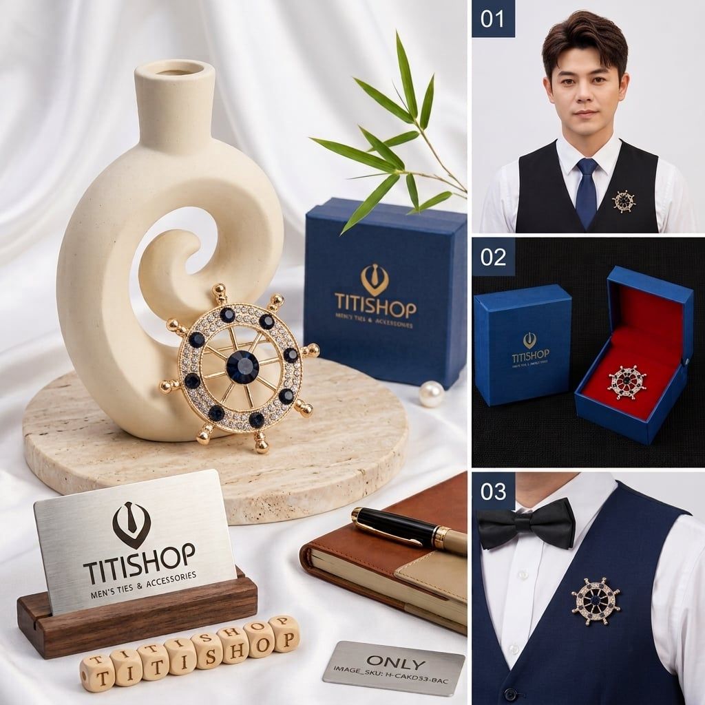 Ghim Cài Áo , Pin Cài Áo TITISHOP - 009