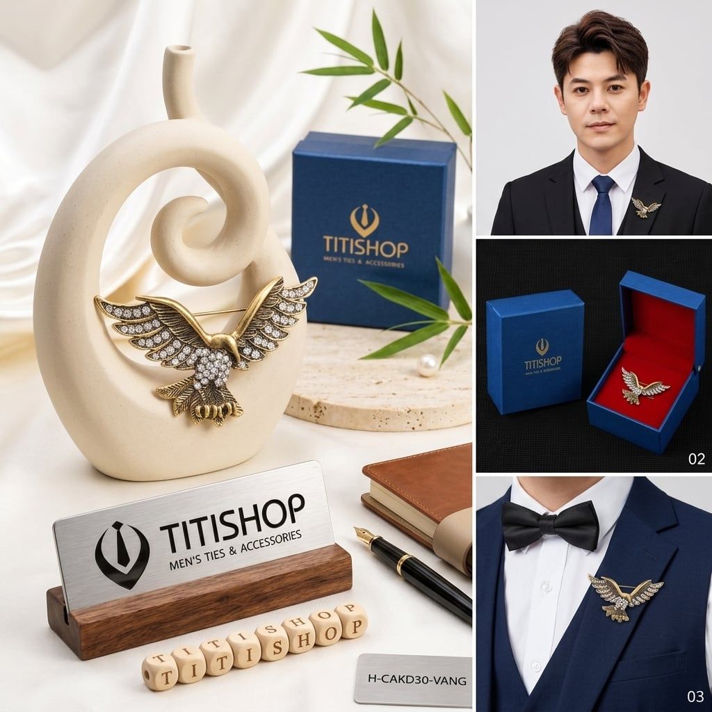 Ghim Cài Áo , Pin Cài Áo TITISHOP - 010