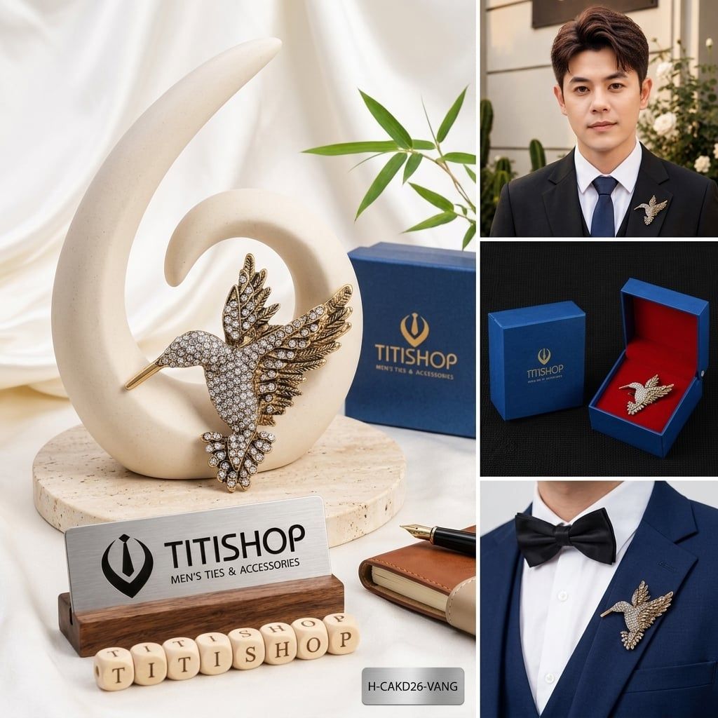 Ghim Cài Áo , Pin Cài Áo TITISHOP - 016