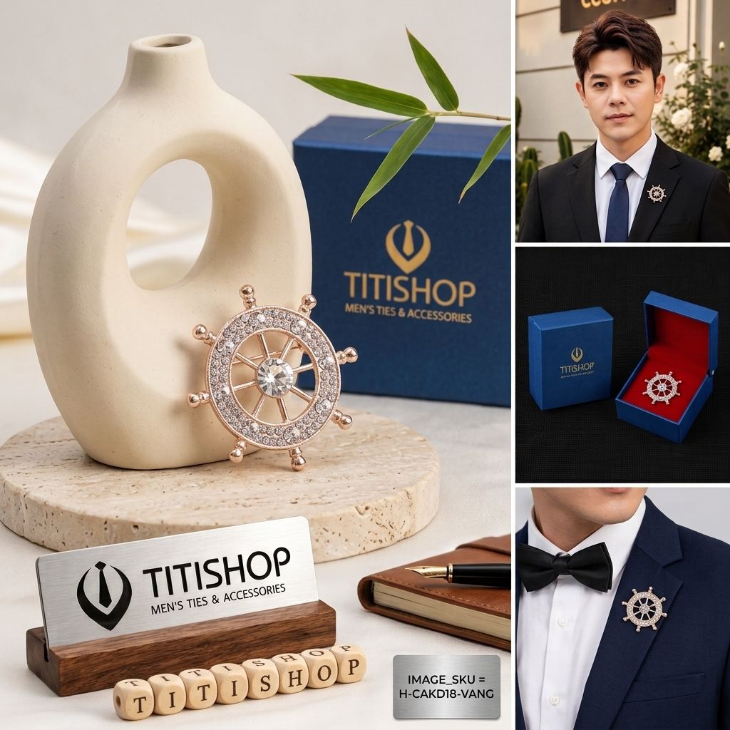 Ghim Cài Áo , Pin Cài Áo TITISHOP - 027