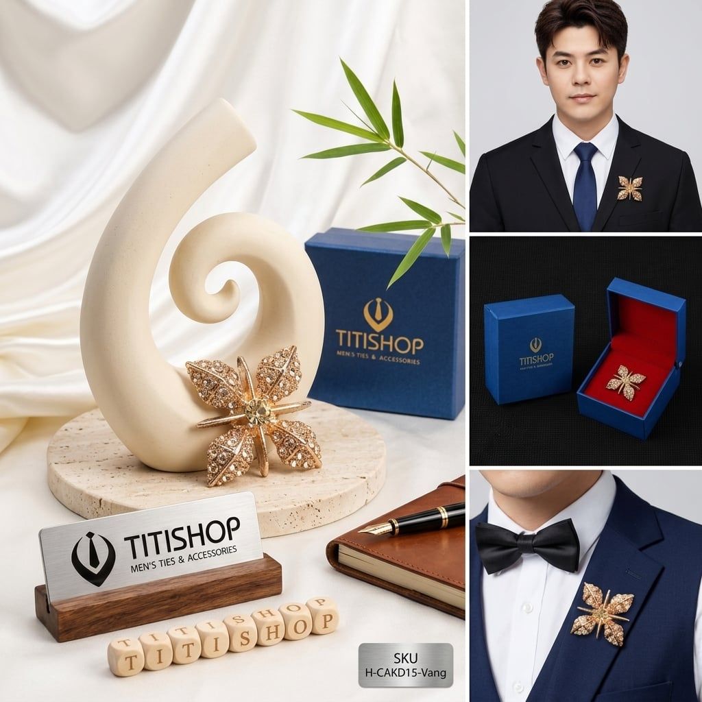 Ghim Cài Áo , Pin Cài Áo TITISHOP - 034