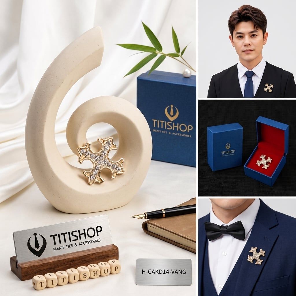 Ghim Cài Áo , Pin Cài Áo TITISHOP - 035