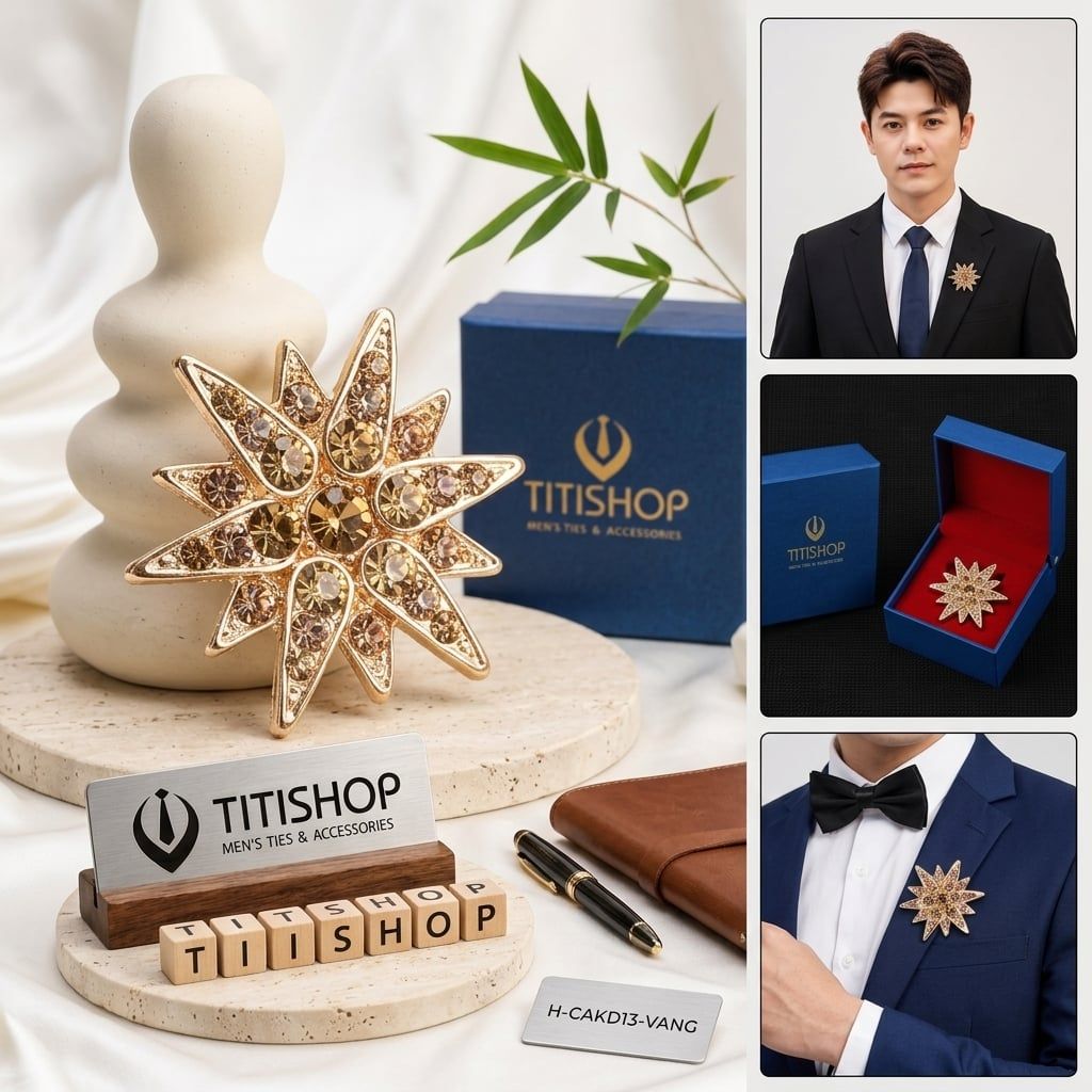 Ghim Cài Áo , Pin Cài Áo TITISHOP - 036