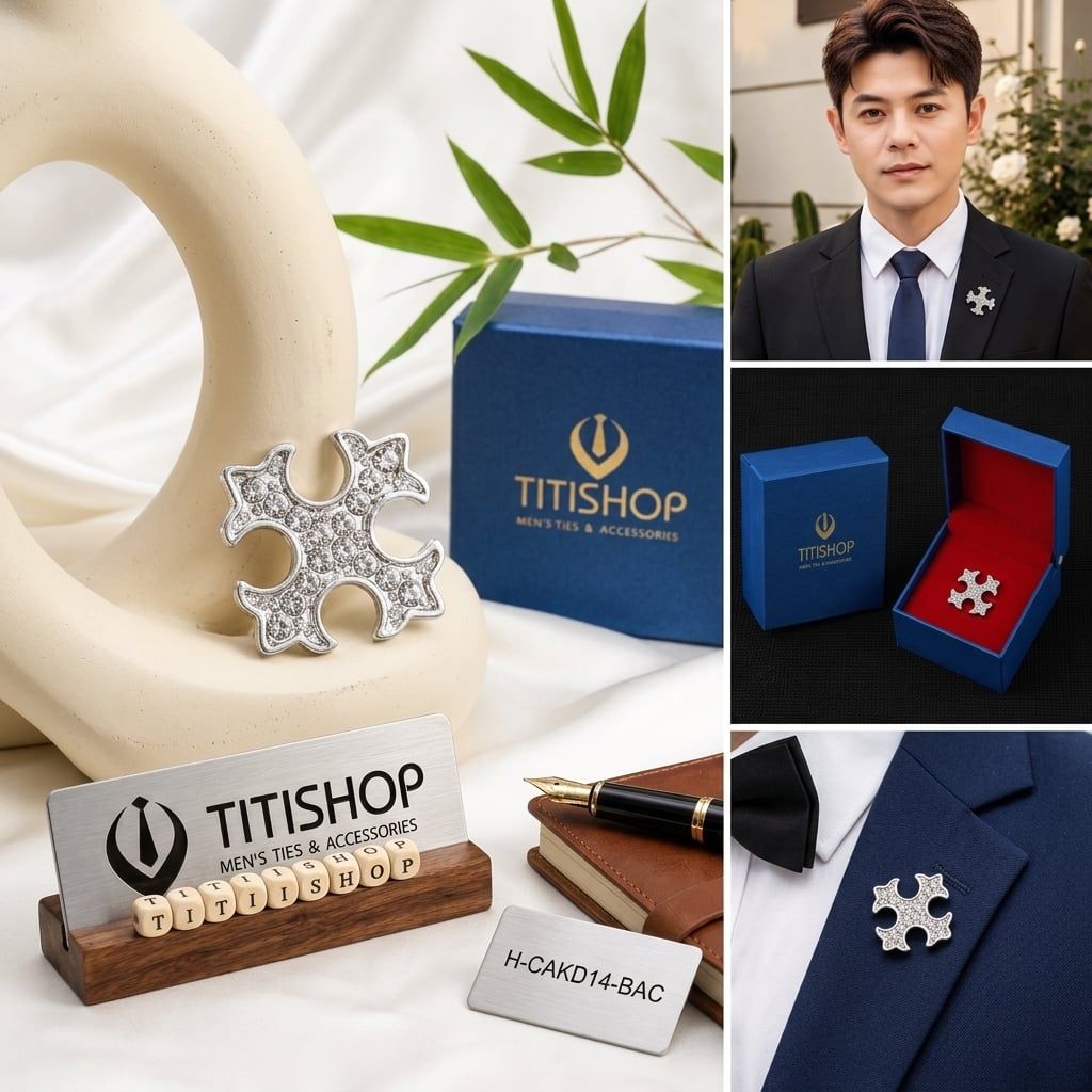 Ghim Cài Áo , Pin Cài Áo TITISHOP - 039