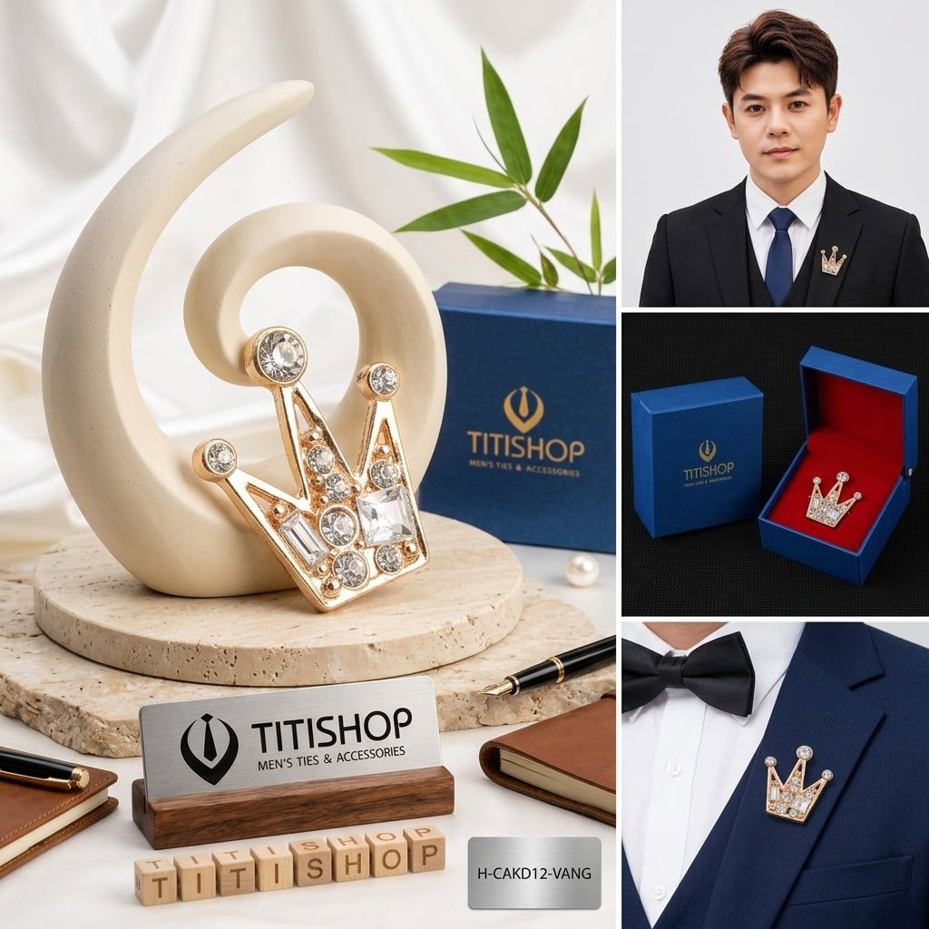Ghim Cài Áo , Pin Cài Áo TITISHOP - 042