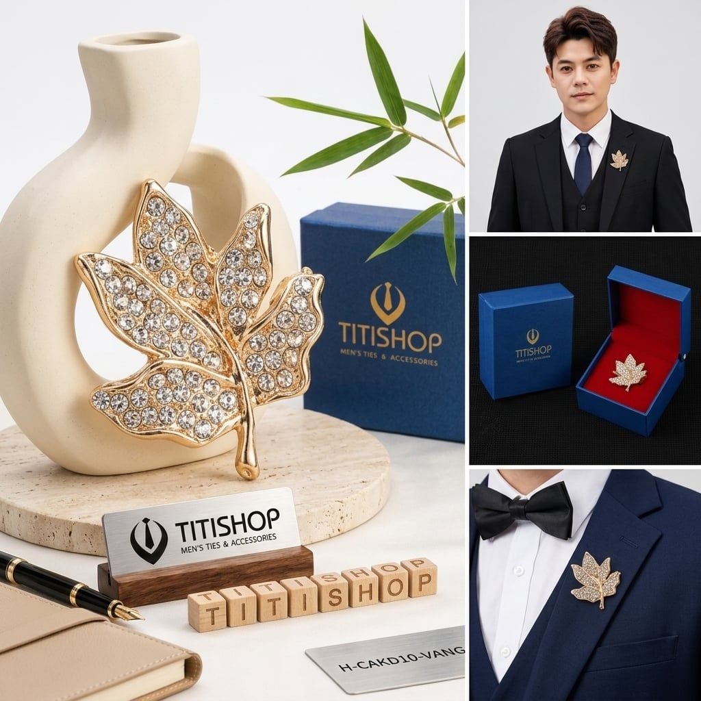 Ghim Cài Áo , Pin Cài Áo TITISHOP - 046