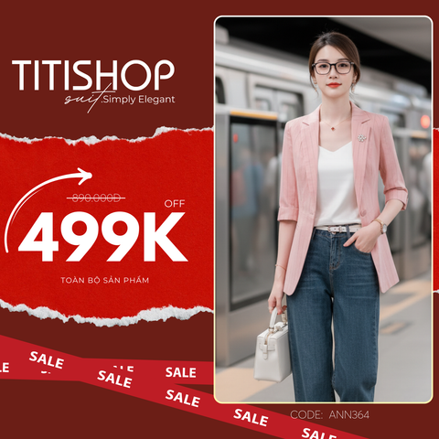 Áo Vest Nữ Titishop ANN364 sọc