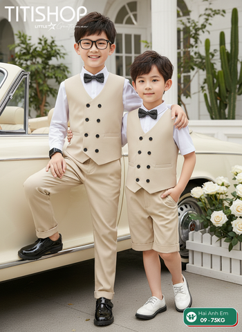 BỘ GHILE BÉ TRAI, GHILE ANH EM TITISHOP ( KT ) 08-75kg