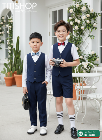 BỘ GHILE BÉ TRAI, GHILE ANH EM TITISHOP ( KT ) 08-75kg