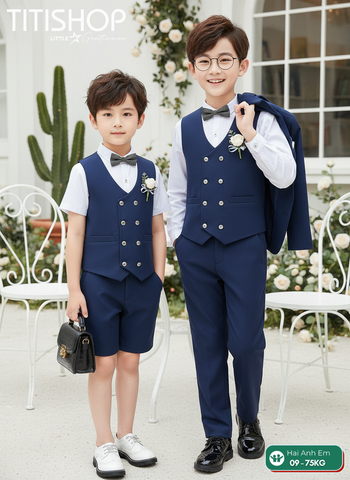 BỘ GHILE BÉ TRAI, GHILE ANH EM TITISHOP ( KT ) 08-75kg