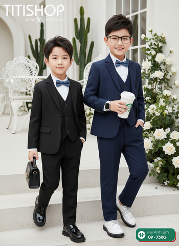 BỘ VEST BÉ TRAI, VEST ANH EM TITISHOP ( KT ) 08-75kg
