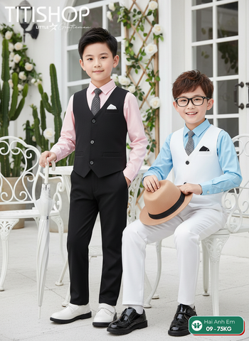 BỘ GHILE BÉ TRAI, GHILE ANH EM TITISHOP ( KT ) 08-75kg
