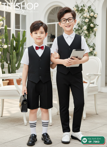 BỘ GHILE BÉ TRAI, GHILE ANH EM TITISHOP ( KT ) 08-75kg