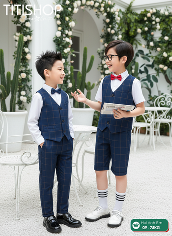 BỘ GHILE BÉ TRAI, GHILE ANH EM TITISHOP ( KT ) 08-75kg