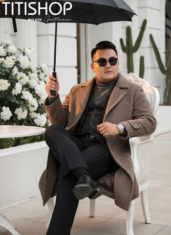 Áo Măng Tô BIG SIZE Qúy Ông TITISHOP ( XL -8XL )
