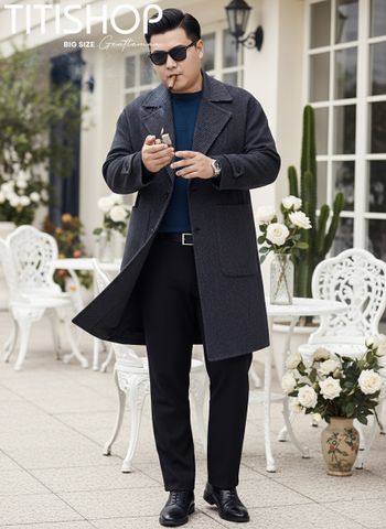Áo Măng Tô BIG SIZE Qúy Ông TITISHOP ( XL -8XL )