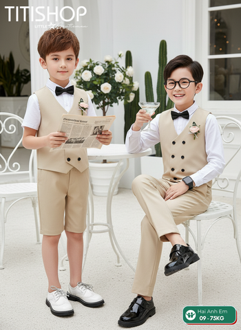 BỘ GHILE BÉ TRAI, GHILE ANH EM TITISHOP ( KT ) 08-75kg