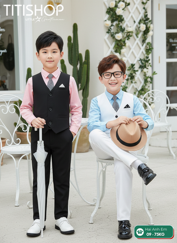 BỘ GHILE BÉ TRAI, GHILE ANH EM TITISHOP ( KT ) 08-75kg