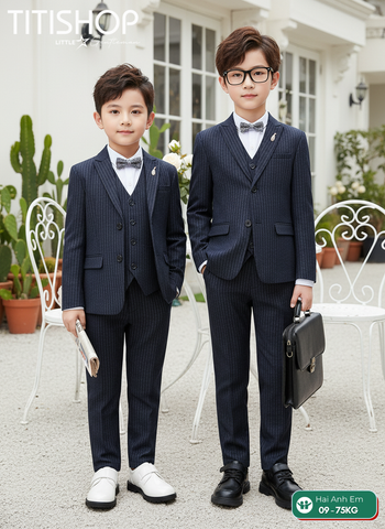 BỘ VEST BÉ TRAI, VEST ANH EM TITISHOP ( KT ) 08-75kg