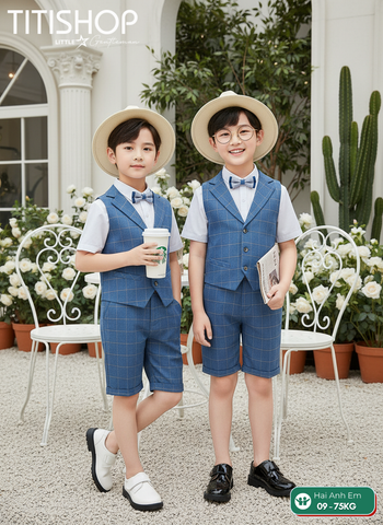 BỘ GHILE BÉ TRAI, GHILE ANH EM TITISHOP ( KT ) 08-75kg
