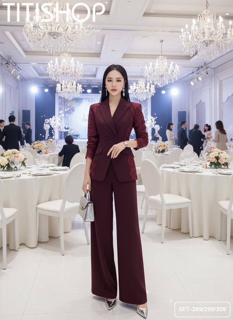 Sét Blazer Boss ,Doanh Nhân Premium