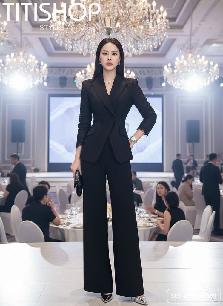 Sét Blazer Boss ,Doanh Nhân Premium