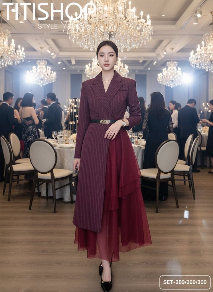 Sét Blazer Boss ,Doanh Nhân Premium