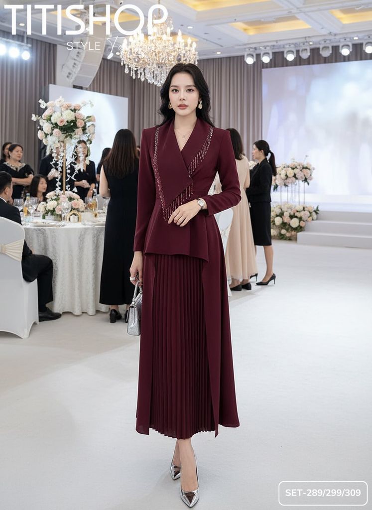 Sét Blazer Boss ,Doanh Nhân Premium