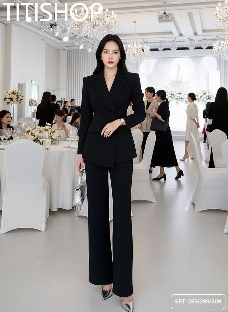 Sét Blazer Boss ,Doanh Nhân Premium