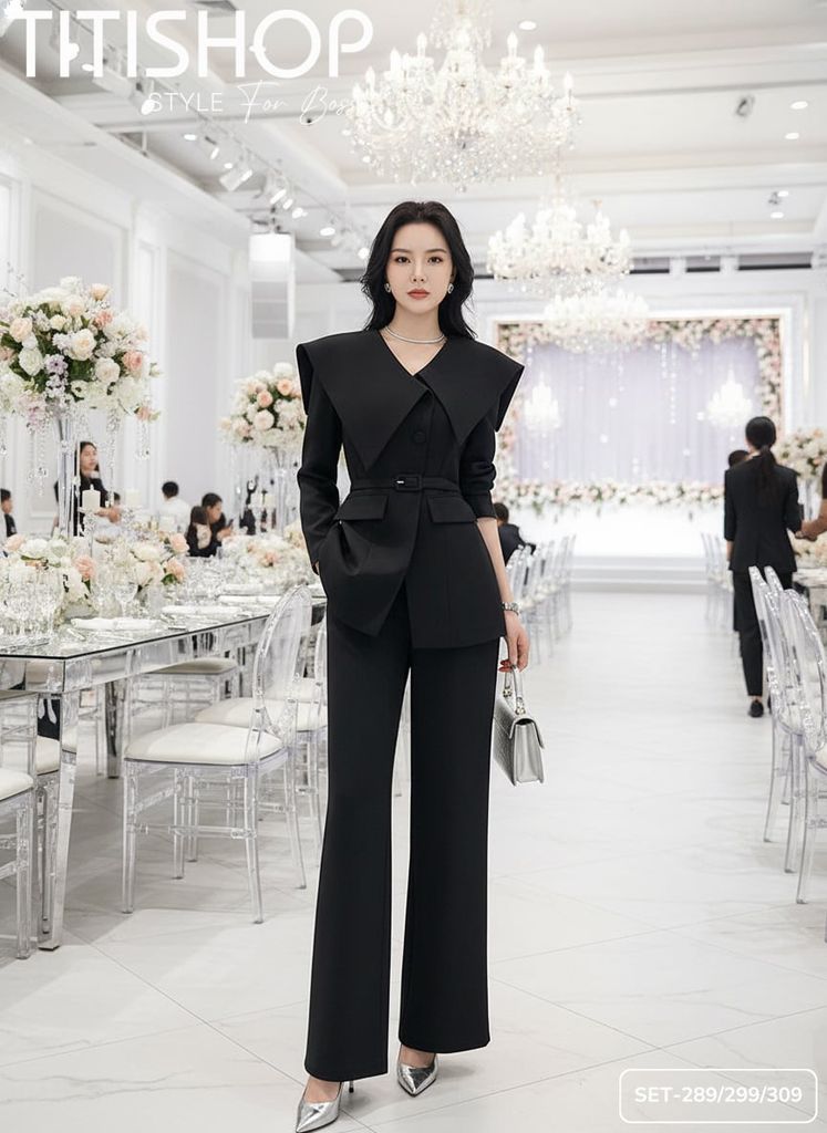 Sét Blazer Boss ,Doanh Nhân Premium