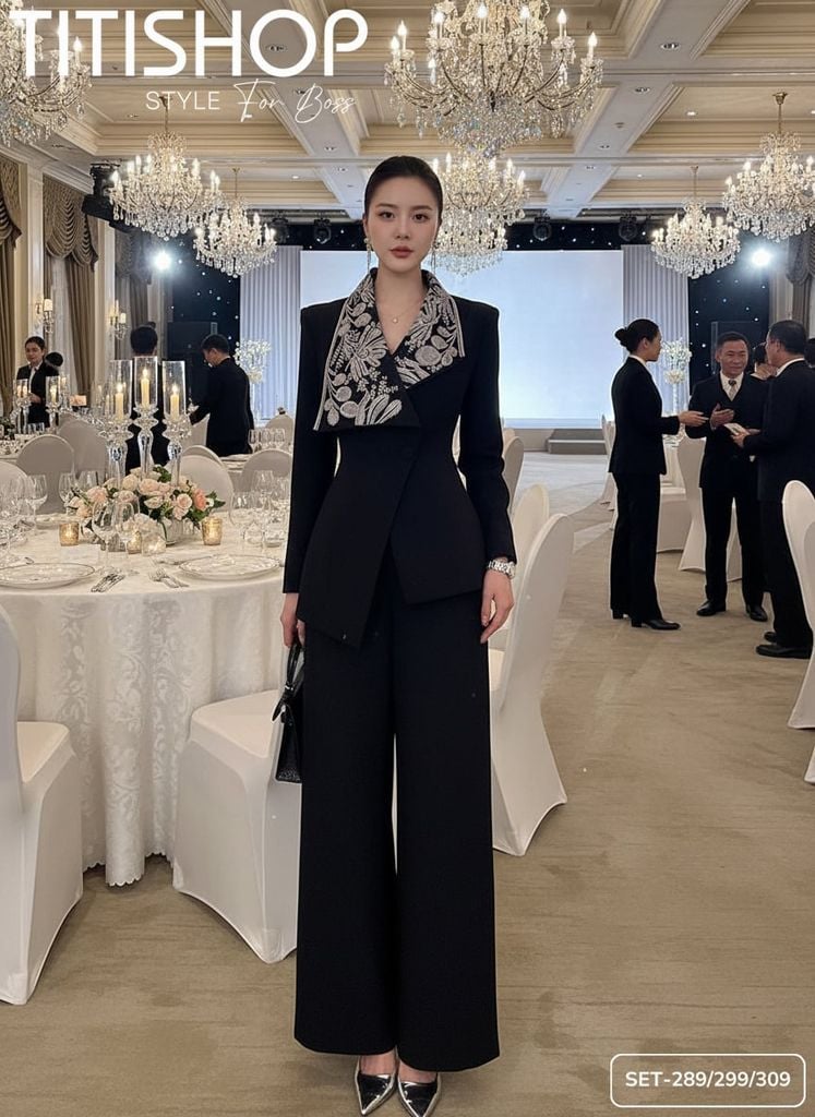 Sét Blazer Boss ,Doanh Nhân Premium