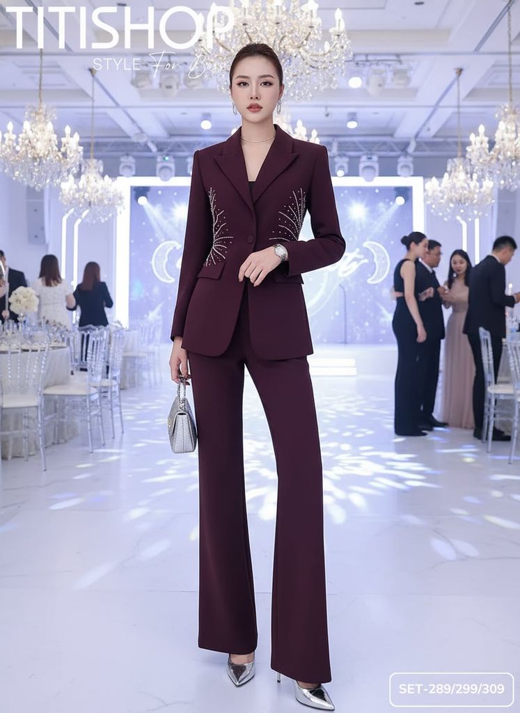 Sét Blazer Boss ,Doanh Nhân Premium