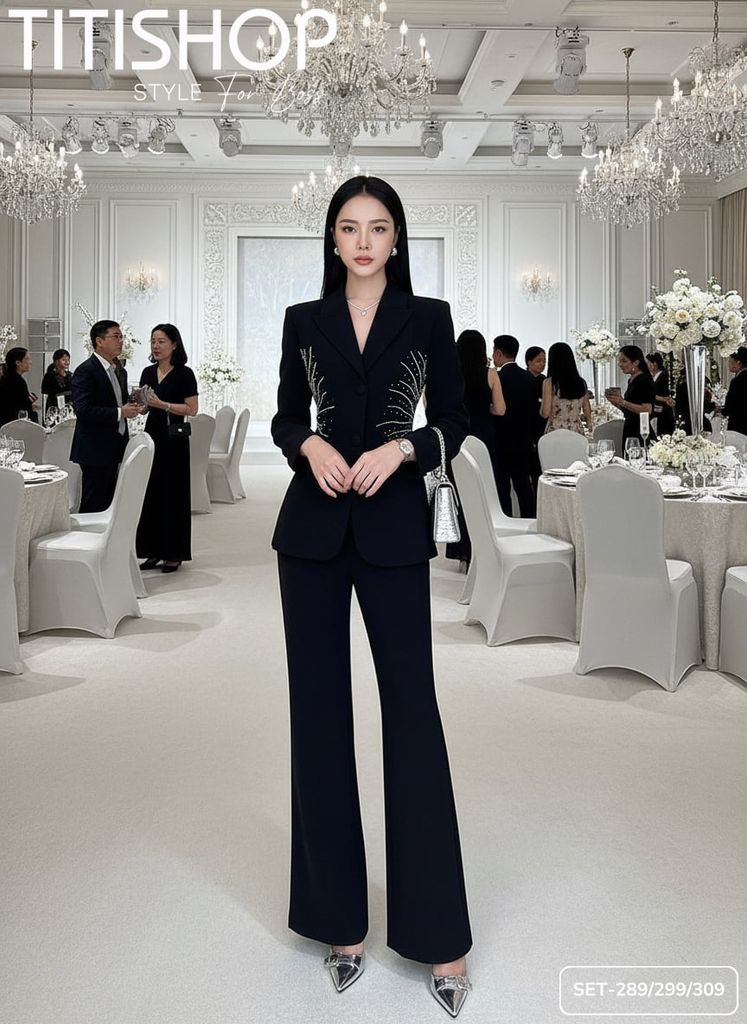 Sét Blazer Boss ,Doanh Nhân Premium