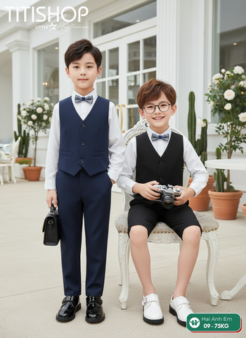 BỘ GHILE BÉ TRAI, GHILE ANH EM TITISHOP ( KT ) 08-75kg