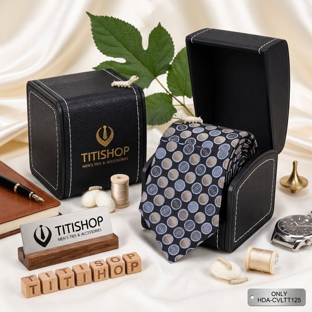 Caravat LỤA TƠ TẰM Premium TITISHOP - 021