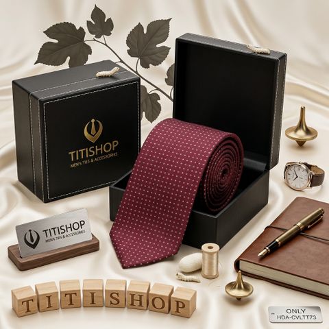 Caravat LỤA TƠ TẰM Premium TITISHOP - 123