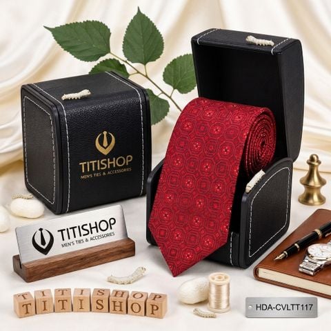 Caravat LỤA TƠ TẰM Premium TITISHOP - 124