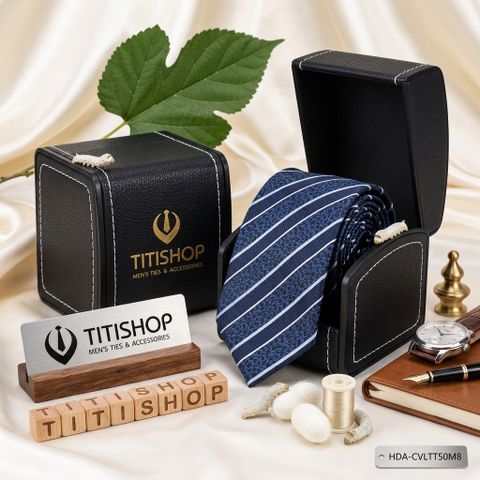 Caravat LỤA TƠ TẰM Premium TITISHOP - 129