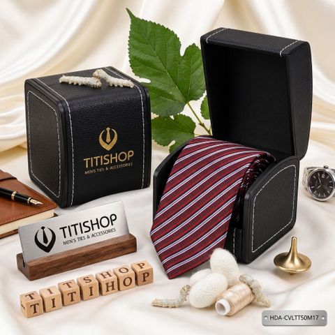 Caravat LỤA TƠ TẰM Premium TITISHOP - 130